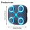Music Boxing Target for Kids Machine Wall Mounted 3