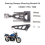 Lenkungsdämpfer-Montagehalterung für CB400 VTEC 1 8