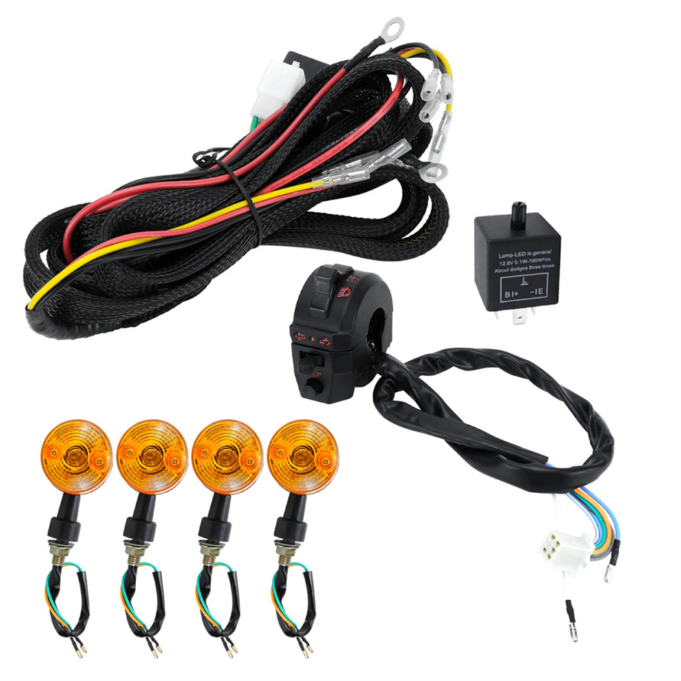 Turn Signals With Wiring Harness Kit Relay Light 4853445346570