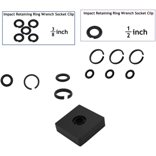 (8+8Set) 1/2inch and 3/8inch Impact Retaining Ring 2
