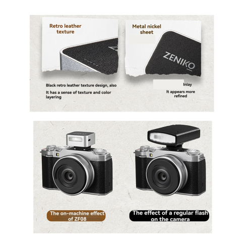 ZF08 Mini Retro Flash Universal Hot Shoe for XT5 2