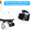 1 Pair 85A Roller Skates Toe Stops with 9/16 Inch 3