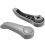 1 Pair Grey Seat Recliner Adjustment Lever Pull Ha 5