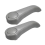1 Pair Grey Seat Recliner Adjustment Lever Pull Ha 1