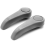 1 Pair Grey Seat Recliner Adjustment Lever Pull Ha 6