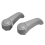 1 Pair Grey Seat Recliner Adjustment Lever Pull Ha 4