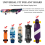 1 Pairs Skateboard Wall Mount Acrylic Skate Board 7