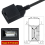 1.5M 4K -Compatible 1.4 Type-E Female to Type A Vi 9