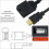 1.5M 4K -Compatible 1.4 Type-E Female to Type A Vi 8