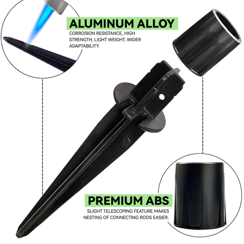 10 Pack Metal Replacement Stakes for Solar Lights 2