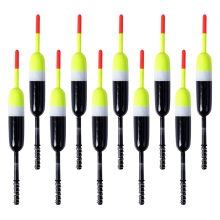 10 Pcs Angeln Bobbers Schwimmt Crappie Frühling Slip