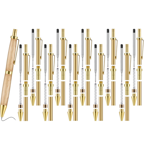 10 Pieces Retractable Pen Kit for Wood Turning 7mm 1