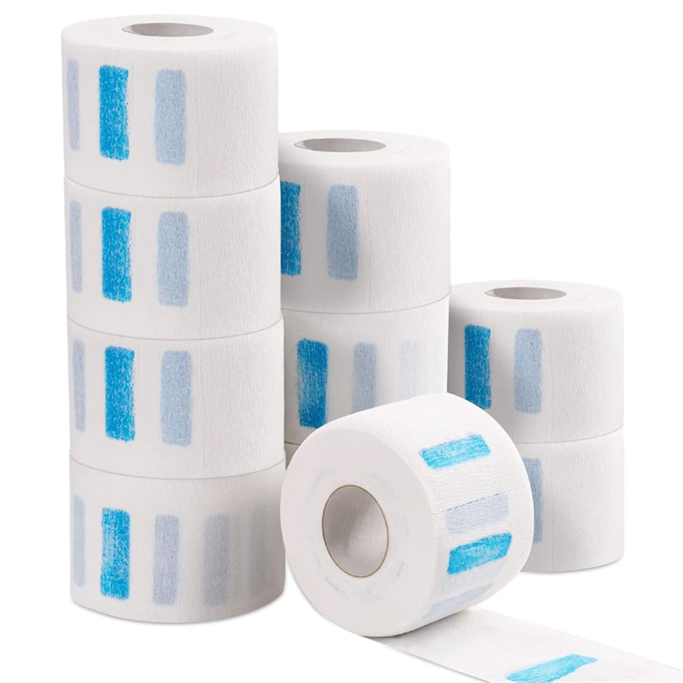 Semoic 10 Rolls Of Disposable Haircut Paper Neck Straps,