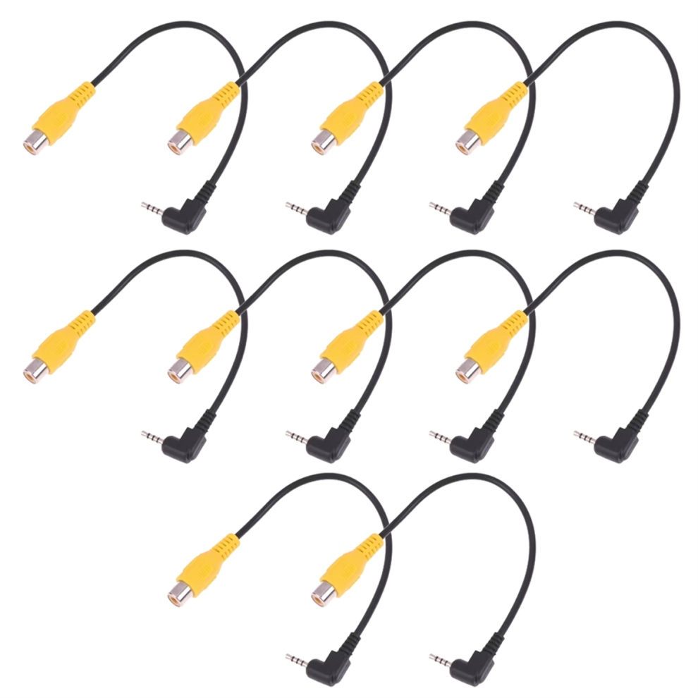 10Pc Av In Video Cable Adapter 2.5Mm Jack Male Plu 4853445359174