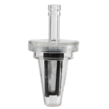 10 Stück Universal-Inline-Filter mit rechtem Winkel, 1/4 Zoll