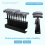 10PCS Imperial Hex Key -Handle Set, 3/32In-3/8In W 9