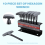 10PCS Imperial Hex Key -Handle Set, 3/32In-3/8In W 8
