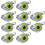 10pcs Swing Jig Head Weights Soft Lure Group Sinke 2