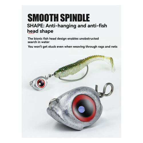 10pcs Swing Jig Head Sinker Weights for Soft Lure 2