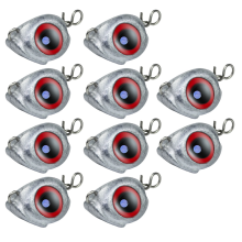 10 Stück Swing Jig Head Sinker Gewichte für Soft Lure