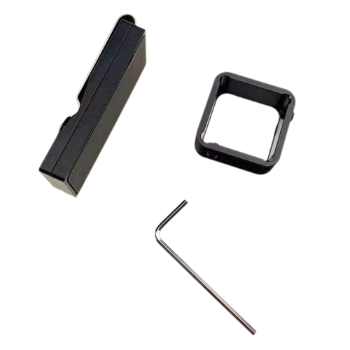 Billard Kreidehalter Aluminiumlegierung Set mit Stro