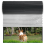 Black Plastic Wire Mesh Fence Roll - 15.7IN X 20FT 3