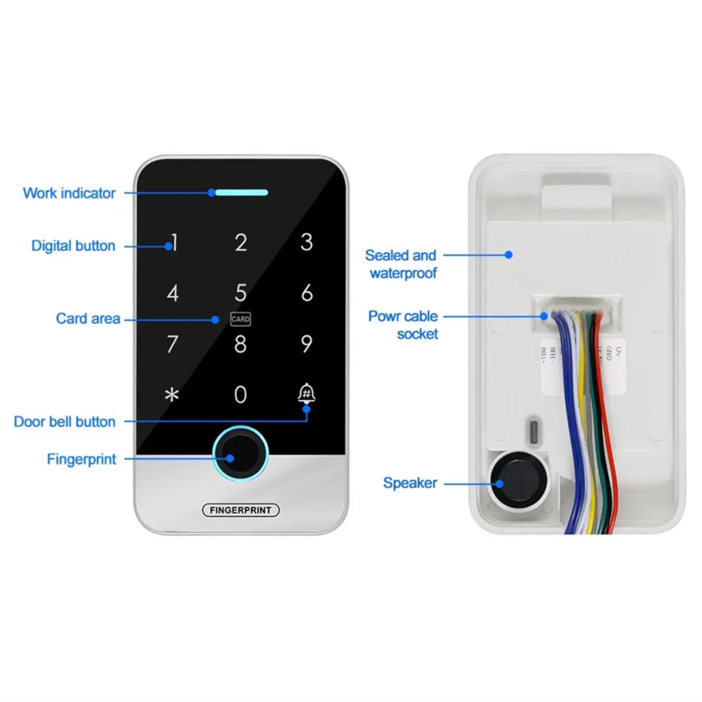 Bluetooth Tuya App Smart Fingerprint Rfid Access C 4853205630321