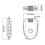 Cable Combination Padlock, Ski Lock, Stroller 90cm 5