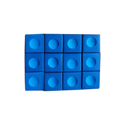 12Pcs Powdered Pool Cue Table Chalk Essential Hold 2