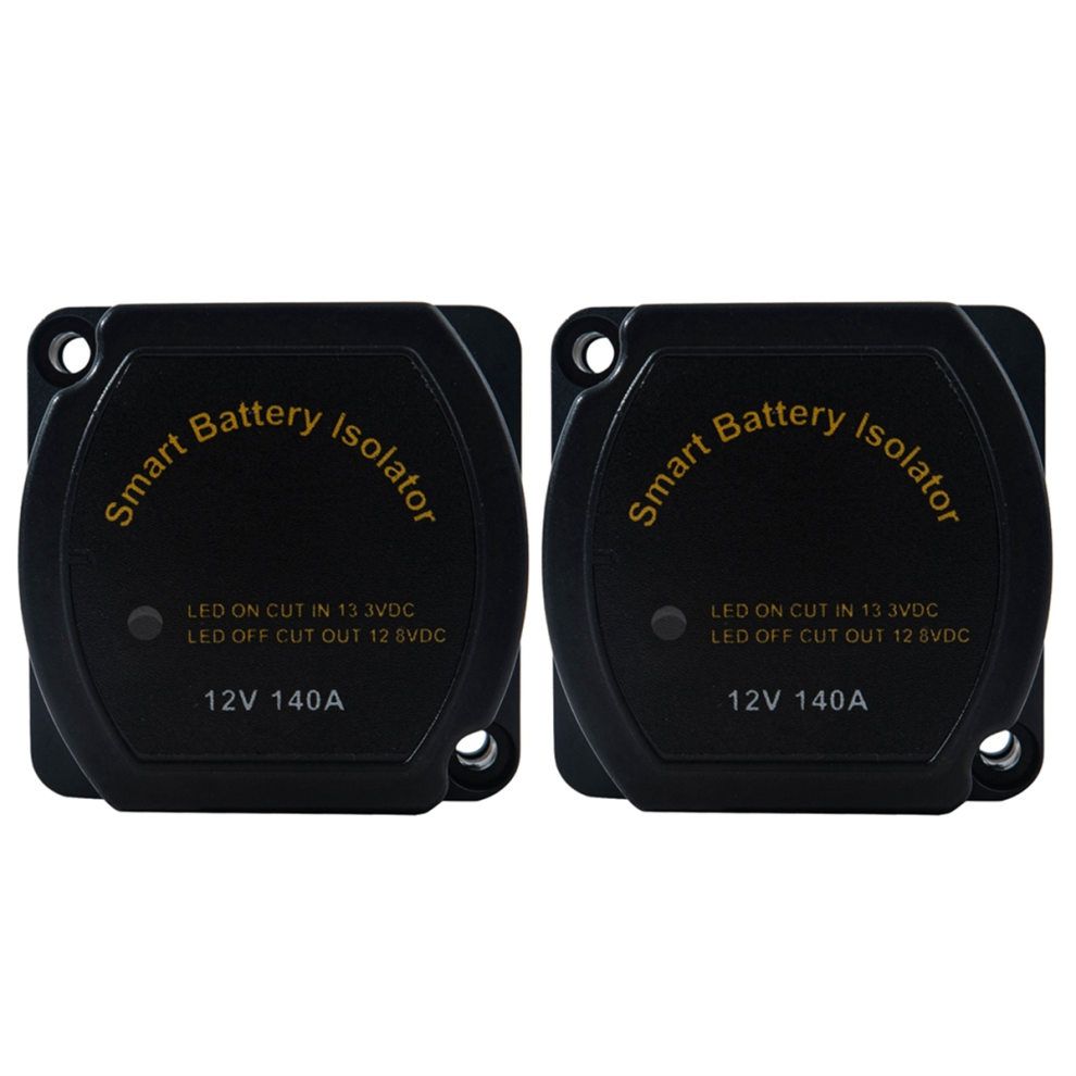 12V 140A Voltage Sensitive Relay Battery Isolator Black 4854006798333