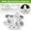 14 Pcs Golf Shoe Spike Replacement Cleat Twist Scr 9
