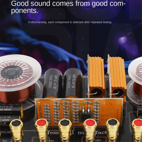 1600W 2-Way Speaker Crossover,High-Low Frequency D 2