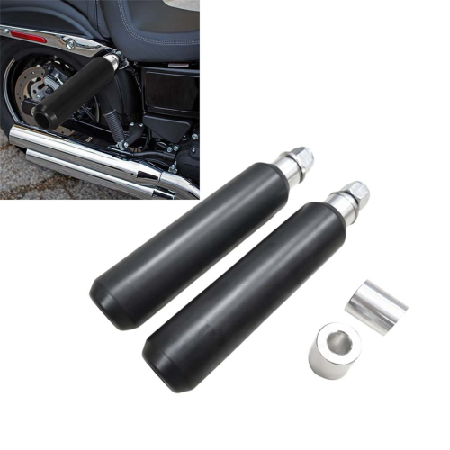 1Pair 6in Crash Bar Shock Sliders Mounts for Dyna 2