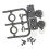 1Set RC Auto Dach Licht Gepäck Rack LED Scheinwerfer 5