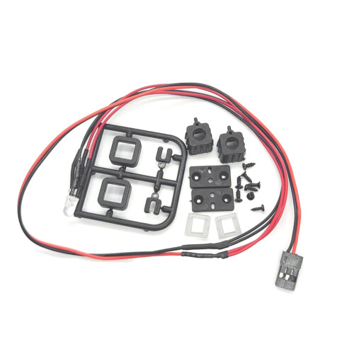 1Set RC Auto Dach Licht Gepäck Rack LED Scheinwerfer 1
