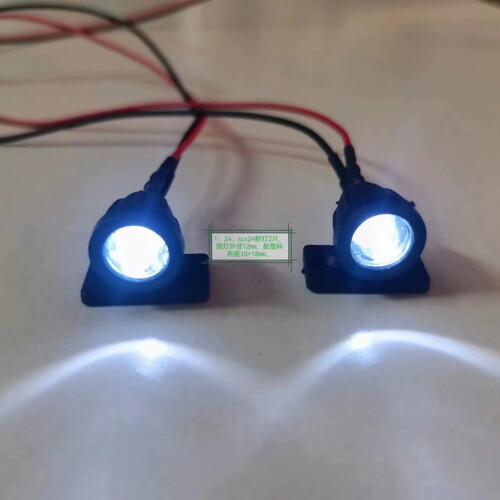 1Set RC Auto Dach Licht Gepäck Rack LED Scheinwerfer 2