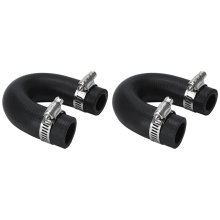 2 Pcs Heizung Core Bypass Schlauch Kühlmittel Crossover fo