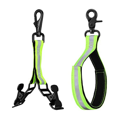 2 Pieces Firefighter Glove Strap Safety Holder Cli