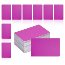 200Pcs Metal Business Card Blanks,1/64 INCH Thick