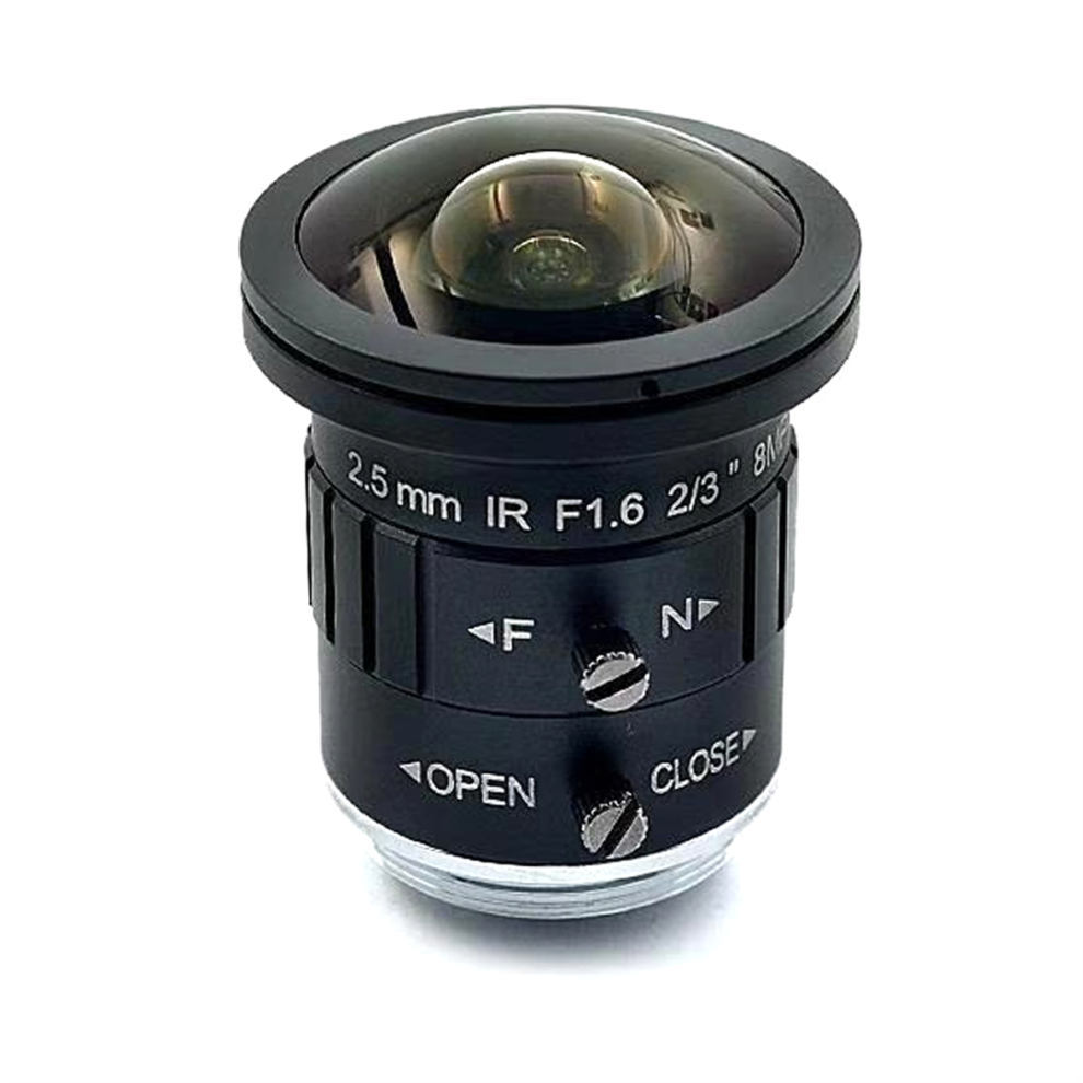 2.5Mm 4K 8Mp 2/3 Inch F1.6 Ir Fisheye Wide Angle V 4851794189633