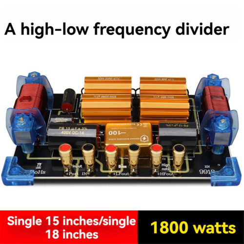 2 Way Speaker Crossover 1800W High Power Two Frequ 2