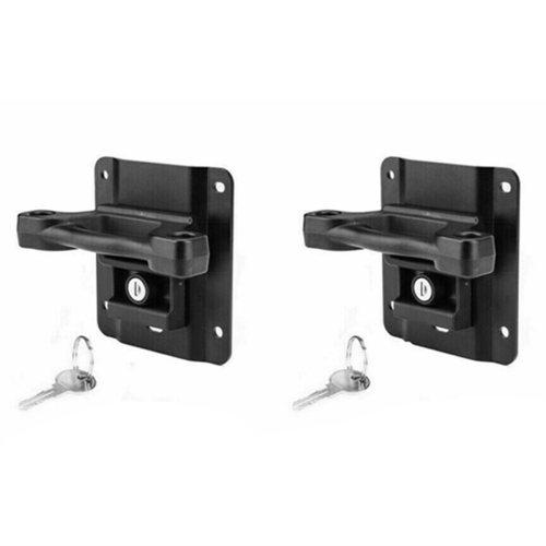 2 Sets Locking Bed Tie Down Cleats Anchors + Plate