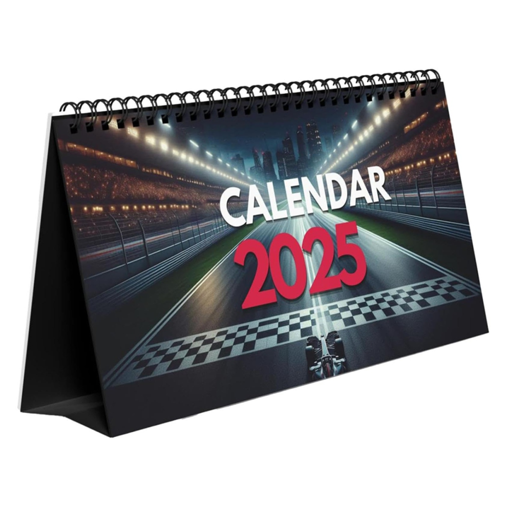 Semoic 2025 Desktop Calendar For Formula Racing Fan F1 Mo