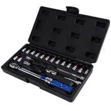 21Pcs Torque Wrench Set 1/4 Inch Bike Socket Spann