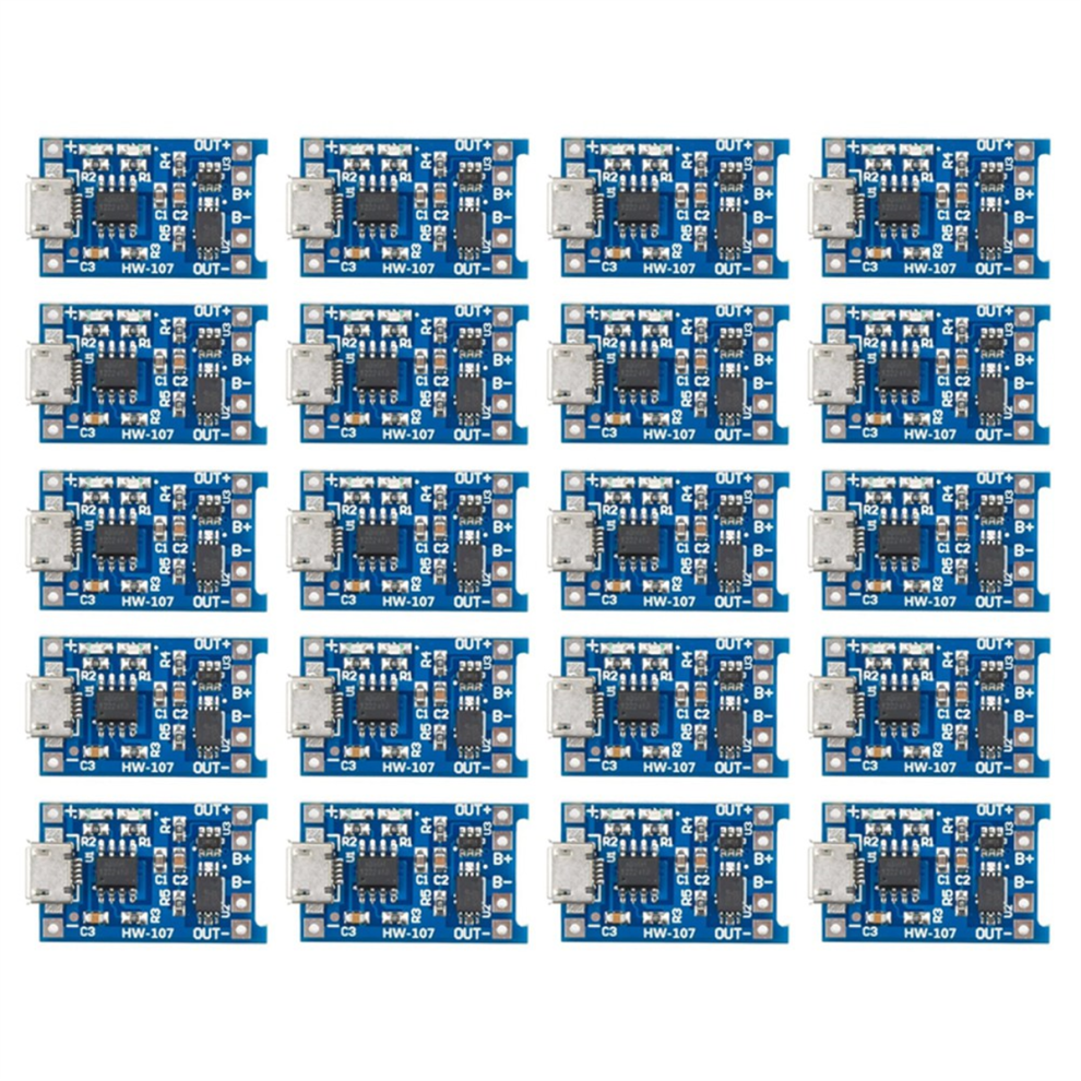 20Pcs 5V 1A Micro-Usb 18650 Lithium Battery Charge 4851794150152
