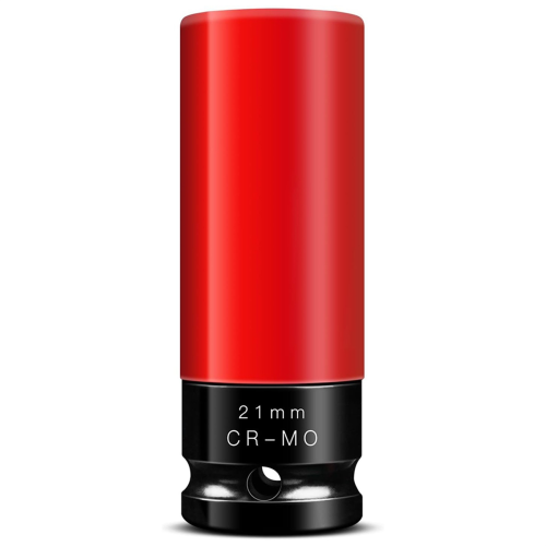 21mm 1/2inch Drive Wheel Protector Impact Socket, 1
