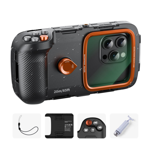20M Waterproof Diving Case for 16 S25 S24 Bluetoot