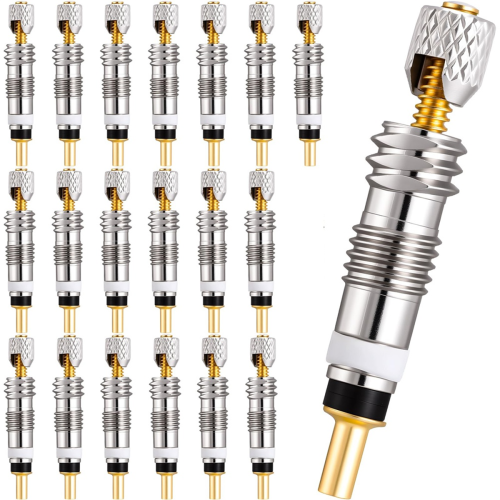 20Pcs Professional Brass Presta Valve Core & Stem 1