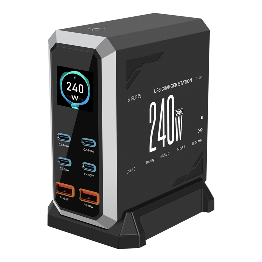 240W Fast Usb C Gan Â¢ Pro Charger Block With Dynam 4851449364866