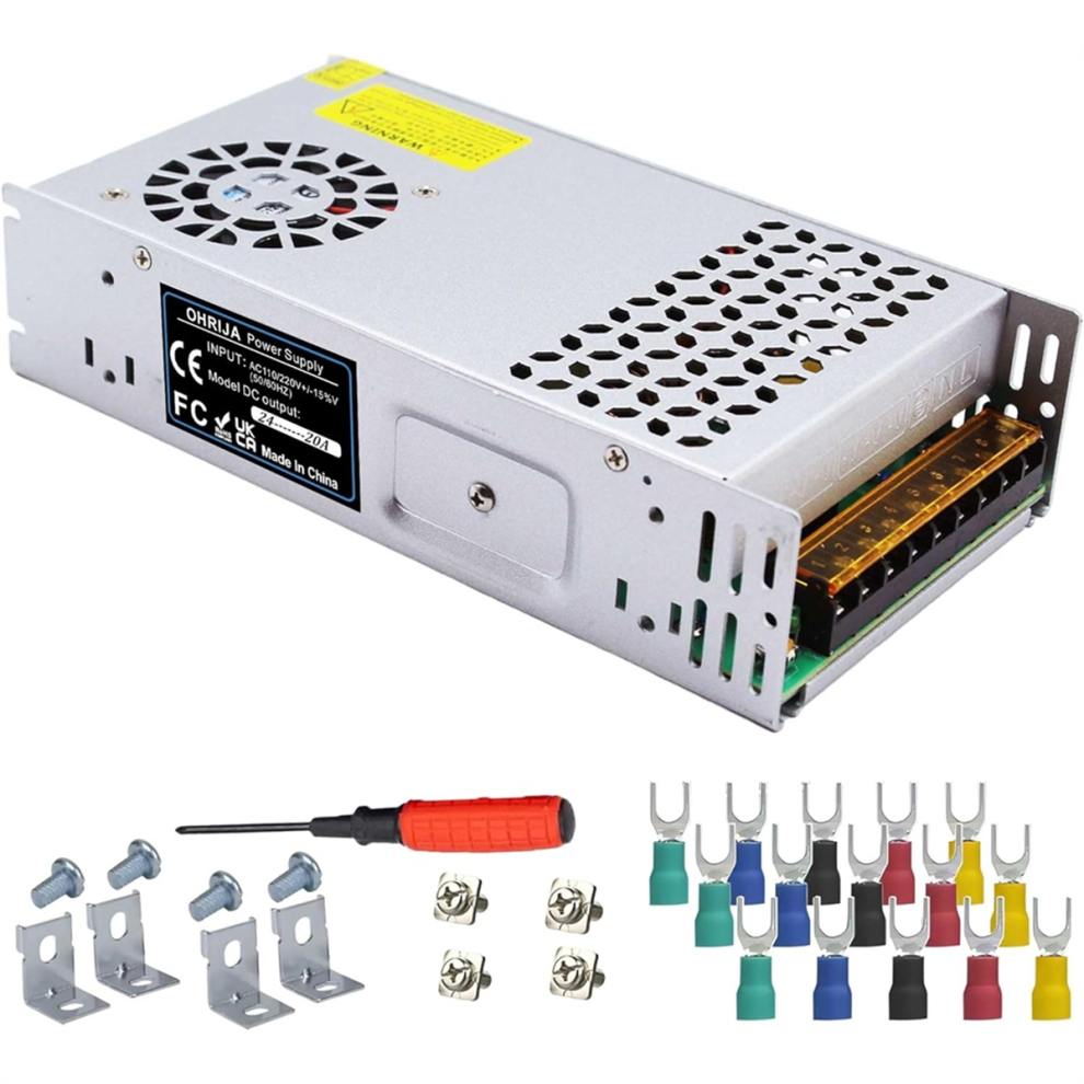 24V 20A 480W Aluminum Alloy Switching Power Supply 4851449364170